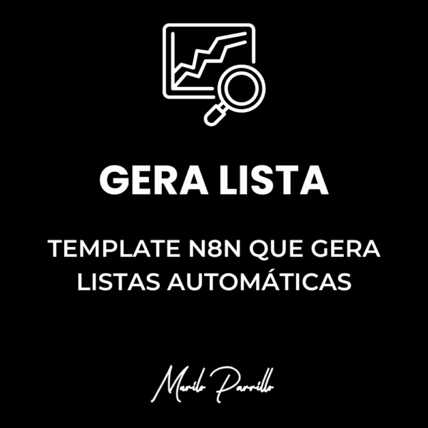 Gerador de Listas (Template n8n)