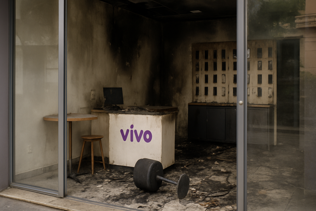 Mulher provoca incêndio em loja após conflito pessoal com atendente
