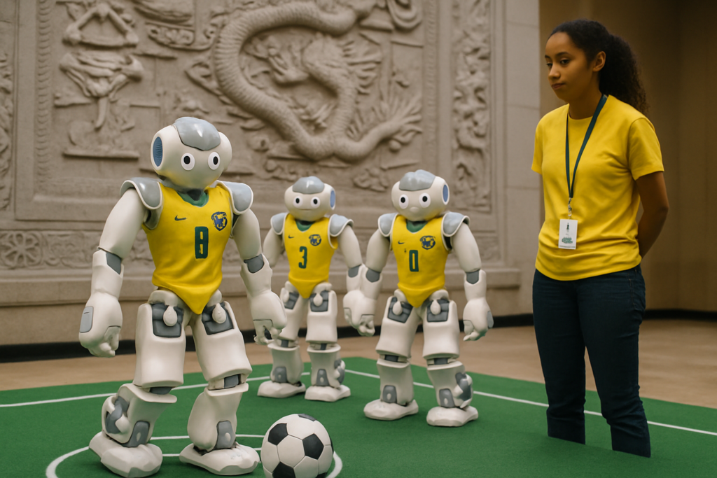 Brasil faz sua estreia na Olimpíada de Robôs Humanoides em Pequim