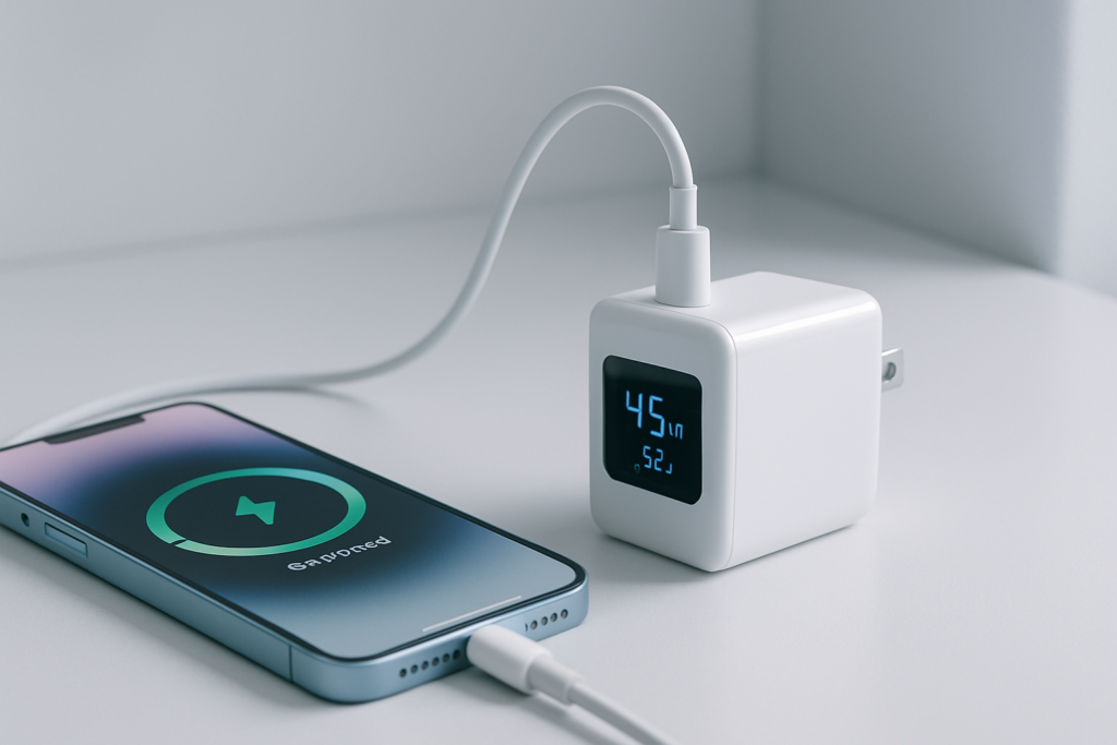 Baseus Lança Carregador de iPhone com Tela e Preço Acessível no Mercado Chinês